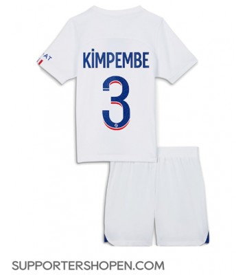 Paris Saint-Germain Presnel Kimpembe #3 Tredje tröja Barn 2022-23 Kortärmad (+ korta byxor)